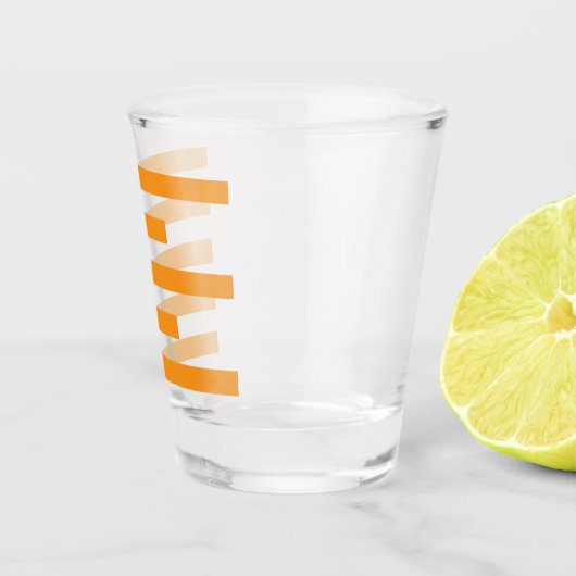 Minimalistische Linie Art Shot Glass Schnapsglas (Rechts)