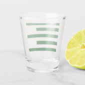 Minimalistische Linie Art Shot Glass Schnapsglas (Rückseite)