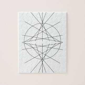 Minimalistische Linie Kunst - Puzzle