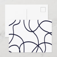Minimalistische Linie Schwarz/Weiß