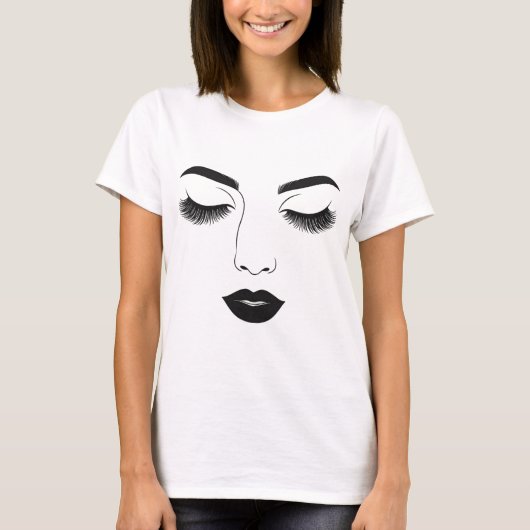 Minimalistische Linie T-Shirt (Vorderseite)