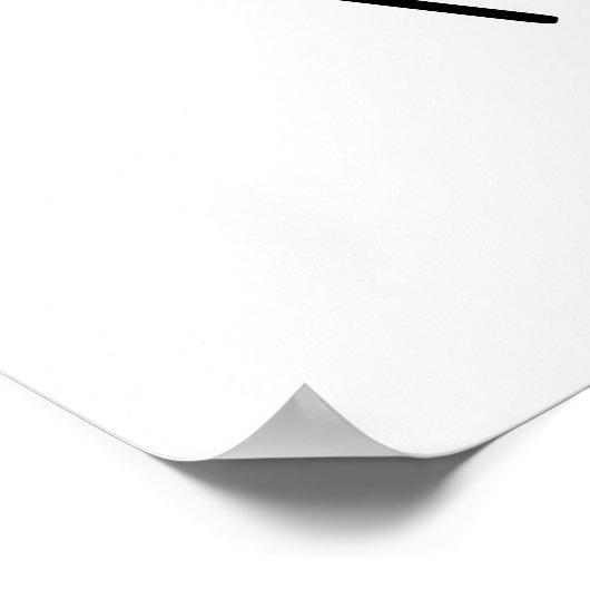 Minimalistische Linie zeichnend Porträtiererin Poster (Ecke)