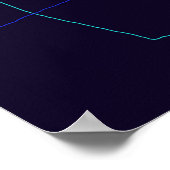 Minimalistische Linien Poster (Ecke)