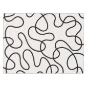 Minimalistische Linienweberei Tischdecke (Vorderseite (Horizontal))