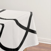 Minimalistische Linienweberei Tischdecke (Beispiel)