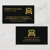 Minimalistische LKWs Visitenkarte (Vorne/Hinten)