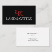 Minimalistische Logo-Embossed-Effect-Visitenkarte Visitenkarte (Vorne/Hinten)