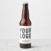 Minimalistische Logo-Labels für kundenspezifische Bierflaschenetikett (Vorderseite)