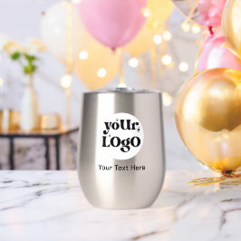 Minimalistische Logos und Texte