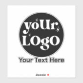 Minimalistische Logos und Texte Aufkleber (Blatt)