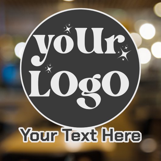 Minimalistische Logos und Texte Aufkleber
