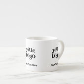 Minimalistische Logos und Texte Espressotasse (Vorderseite Rechts)