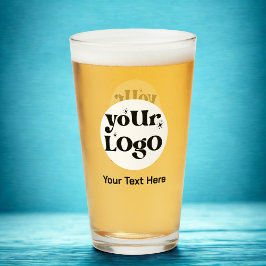 Minimalistische Logos und Texte Glas