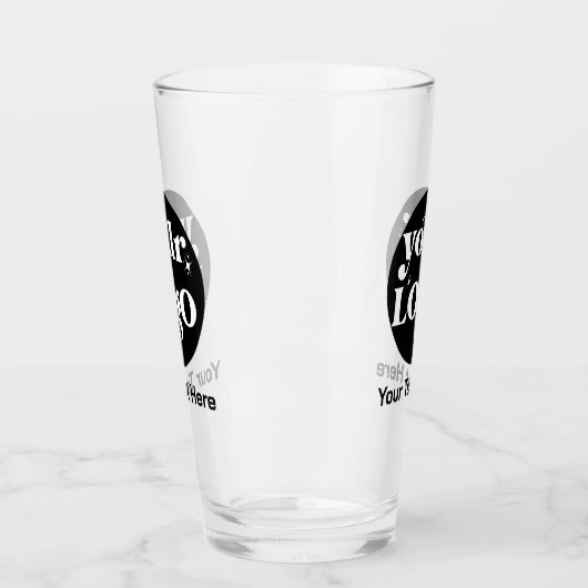 Minimalistische Logos und Texte Glas (Links)