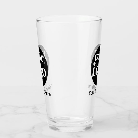 Minimalistische Logos und Texte Glas (Rechts)