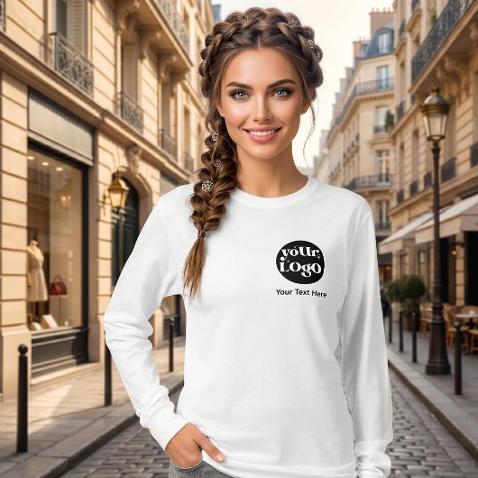 Minimalistische Logos und Texte T-Shirt