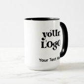 Minimalistische Logos und Texte Tasse (VorderseiteRechts)