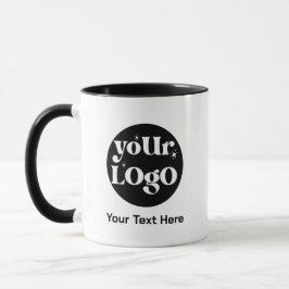 Minimalistische Logos und Texte Tasse