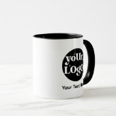 Minimalistische Logos und Texte Tasse (VorderseiteRechts)