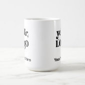 Minimalistische Logos und Texte Verwandlungstasse (Zentrum)