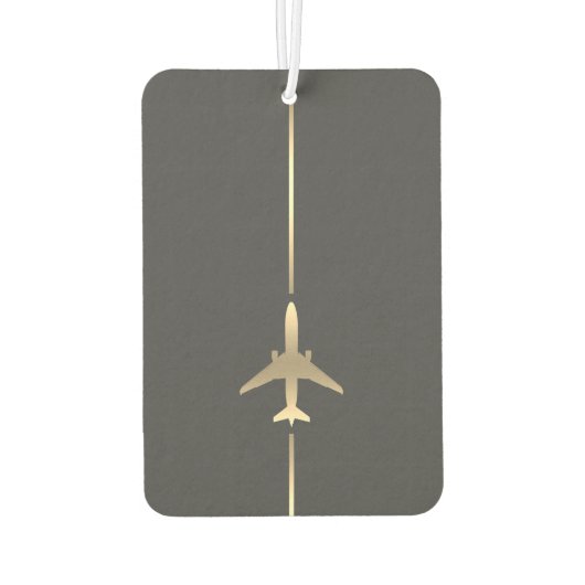 Minimalistische Luftfahrt Autolufterfrischer (Rückseite)