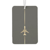 Minimalistische Luftfahrt Autolufterfrischer (Rückseite)