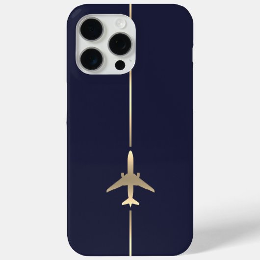 Minimalistische Luftfahrt Case-Mate iPhone Hülle (Rückseite)
