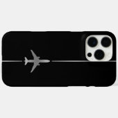 Minimalistische Luftfahrt Case-Mate iPhone Hülle (Rückseite (Horizontal))