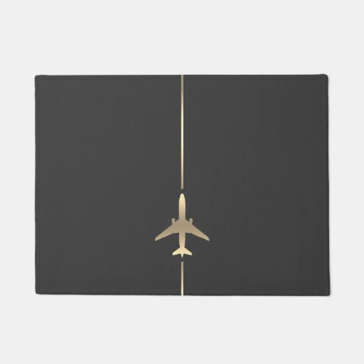 Minimalistische Luftfahrt Fußmatte (Vorderseite)
