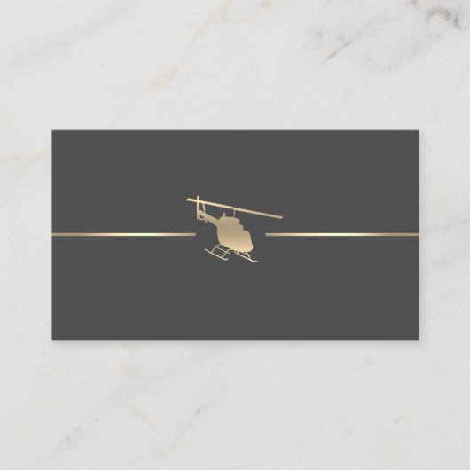 Minimalistische Luftfahrtkarte Visitenkarte (Vorderseite)