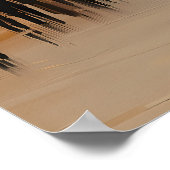 Minimalistische Mailänder Skyline - Soft Tones Ita Poster (Ecke)