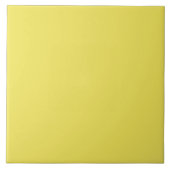 Minimalistische Maispastel Gelbe Farbe Fliese (Vorderseite)