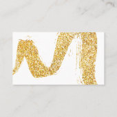 Minimalistische Make-upkünstler-vertikale Visitenkarte (Rückseite)