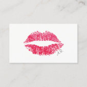 Minimalistische Makeup Artist Visitenkarte (Vorderseite)