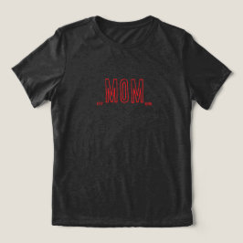 Minimalistische MAMA - individuell anpassbares Jah Tri-Blend Shirt