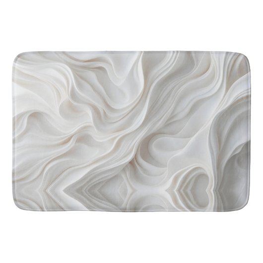 Minimalistische Marbella Wave Bath Mat - Soft Rug Badematte (Vorderseite)