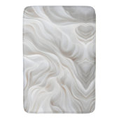 Minimalistische Marbella Wave Bath Mat - Soft Rug Badematte (Vorderseite Vertikal)