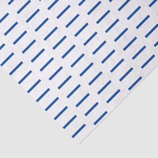 Minimalistische Marine-blaue Linien Seidenpapier (Ausschnitt)