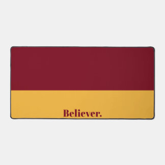 Minimalistische marine- und goldfarbene zweitönige schreibtischunterlage