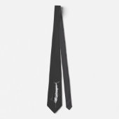 Minimalistische Marlin-Krawatte Krawatte (Vorderseite)