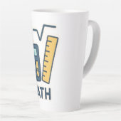 Minimalistische Mathematik - Rechner, Lineal Milchtasse (Rechte Ecke)