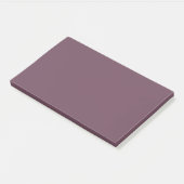 Minimalistische Matte Plum Post-It-Notes Post-it Klebezettel (angewinkelt)