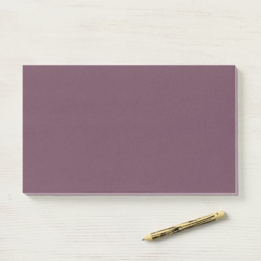Minimalistische Matte Plum Post-It-Notes Post-it Klebezettel (Auf Schreibtisch)