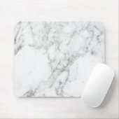 Minimalistische Mauspad aus Weiß und Graumarmor (Mit Mouse)