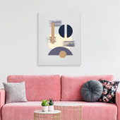 Minimalistische meditative einfarbige Leinwand Art (Insitu (Wohnzimmer))