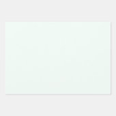 Minimalistische Minze Creme schlichte solide moder Geschenkpapier Set (Vorderseite)