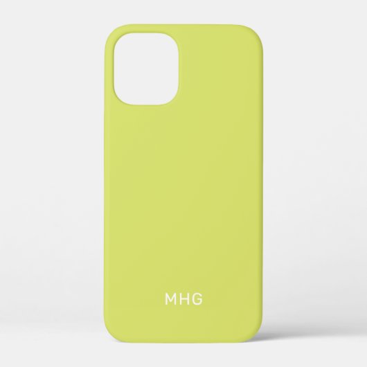 Minimalistische Mit Monogramm Telefonfälle Case-Mate iPhone Hülle (Rückseite)
