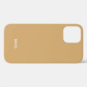 Minimalistische Mit Monogramm Telefonfälle Case-Mate iPhone Hülle (Rückseite (Horizontal))