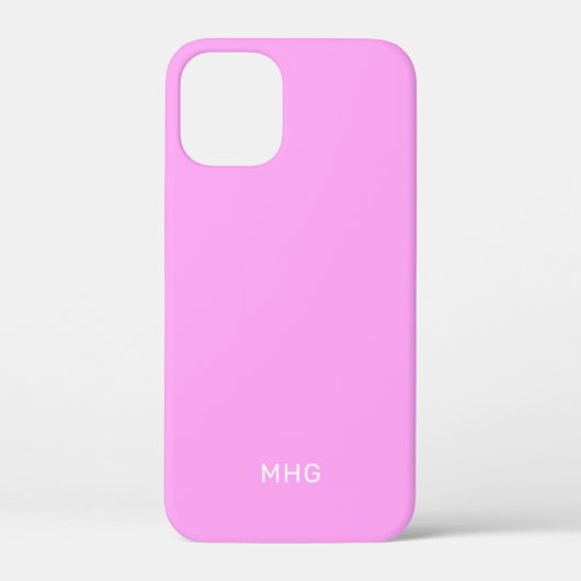 Minimalistische Mit Monogramm Telefonfälle Case-Mate iPhone Hülle (Rückseite)