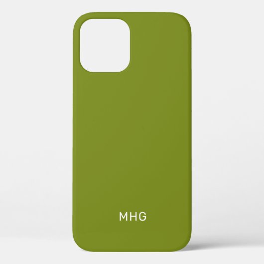 Minimalistische Mit Monogramm Telefonfälle Case-Mate iPhone Hülle (Rückseite)